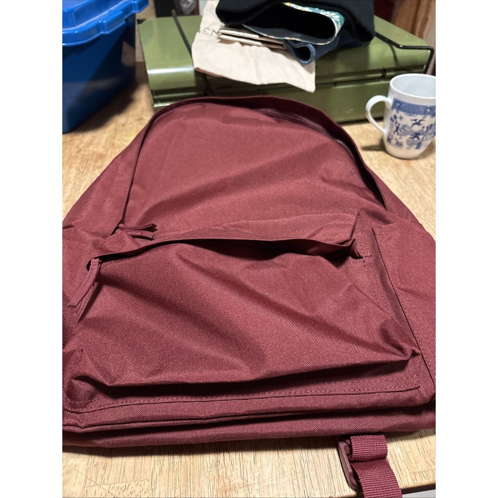 MUJI Water Repellent Backpack Burgundy Red G9AC655 43x32x14cm Travel Bag